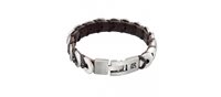 Bracciale Unode50 MAN CLASICOS PLATA CUERO in Acciaio PUL0012MAR H - PUL0012MAR H